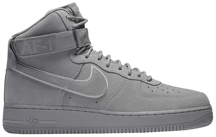 nike air force one grey suede