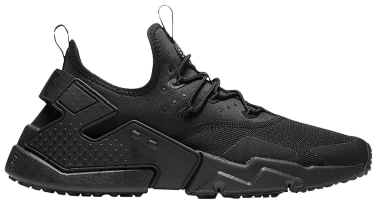 nike air huarache all black