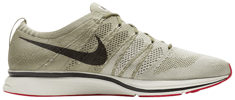 golden beige flyknit trainer