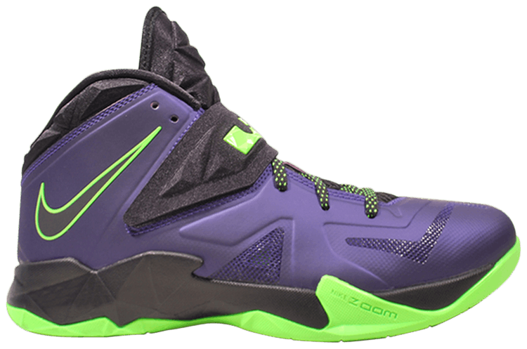 lebron soldier 7 purple and green cheap 