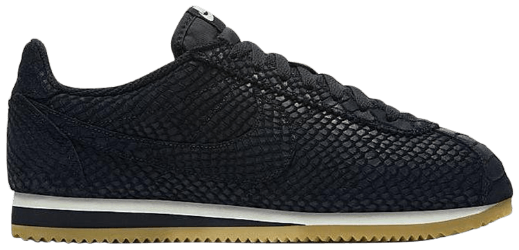 nike cortez leather premium black gum