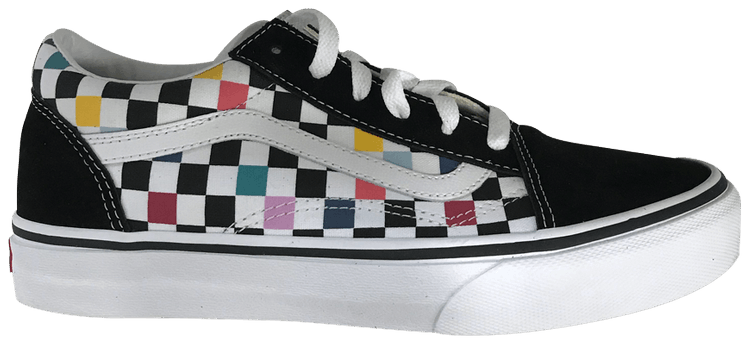party checkered slip on vans cheap online