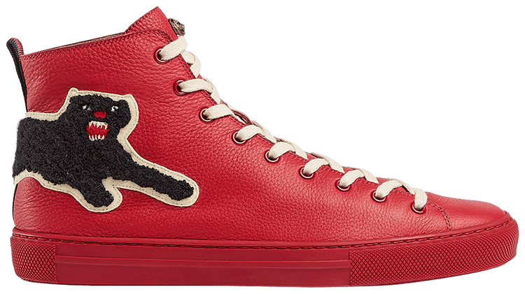 gucci red high tops