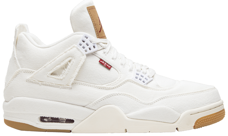 jordan retro 4 levis white