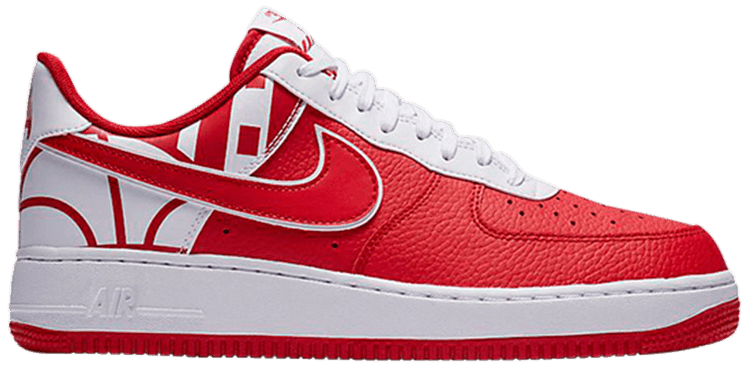air force 1 red logo