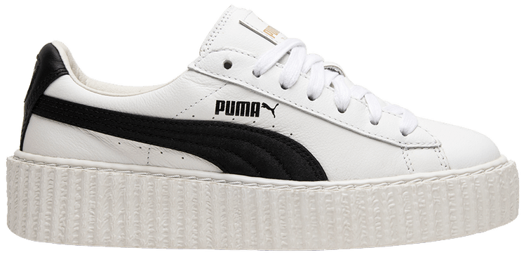 puma creeper white leather