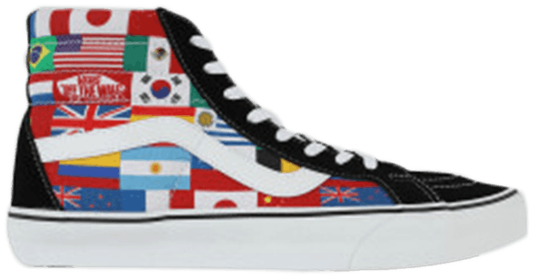 vans with flags