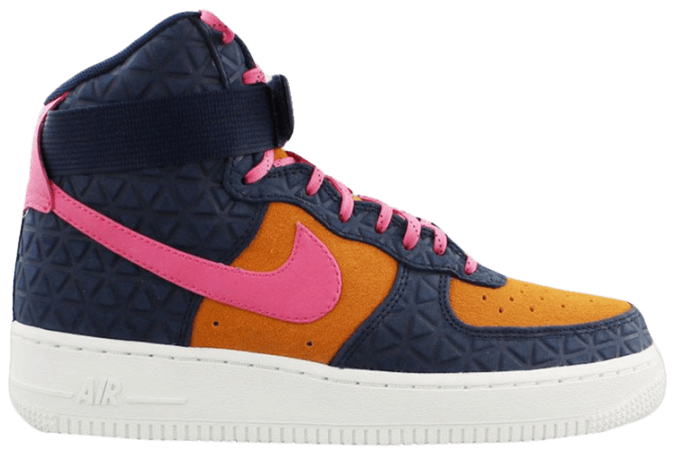 nike air force 1 high pink suede