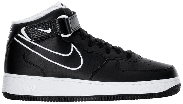 Air Force 1 Mid '07 Leather 'Black 