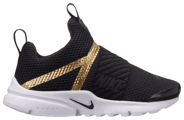 nike presto extreme black and gold