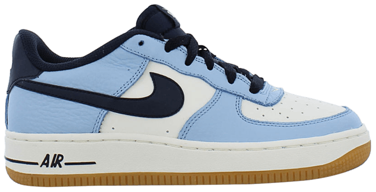 light blue and white air forces