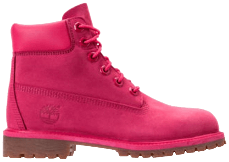 bright pink timberlands