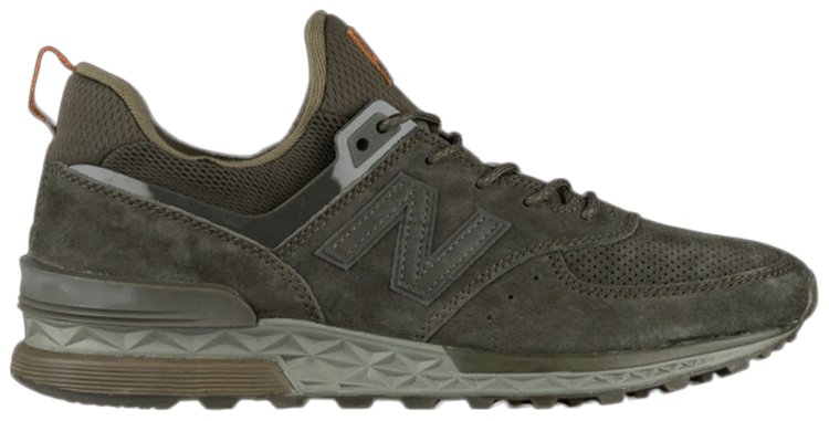 new balance 574 sport suede olive green