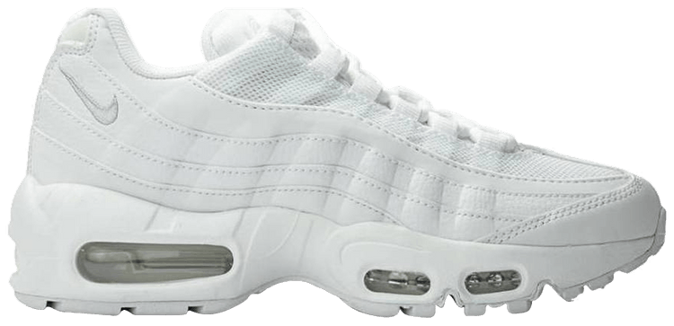 triple white nike air max 95