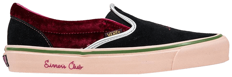 vans slip on sinners club