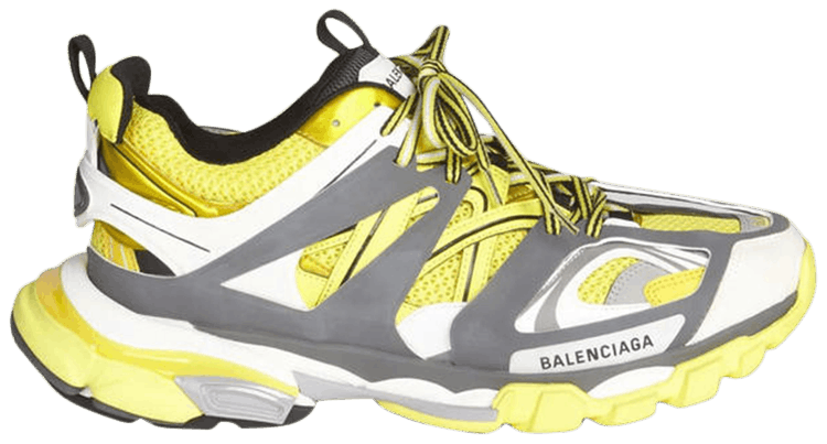 Balenciaga Drops Orange Yellow Grey Track 2 Sneaker