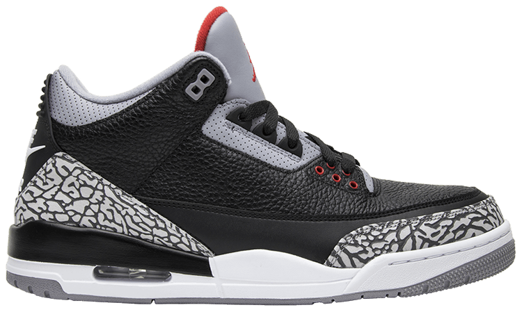 Seguro alondra No complicado Air Jordan 3 Retro OG 'Black Cement' 2018 - Air Jordan - 854262 ...