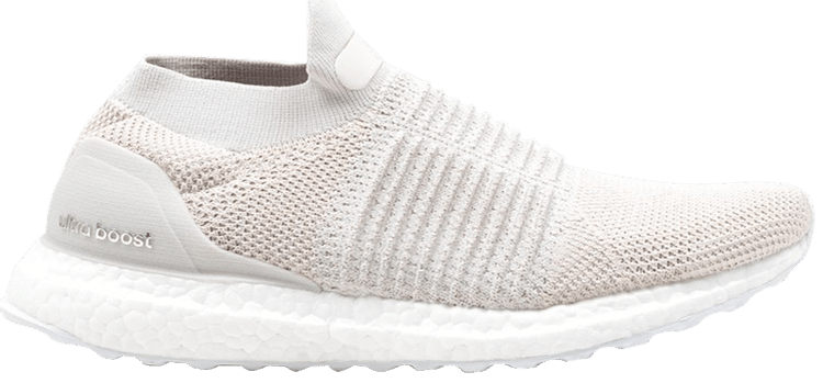 ultra boost laceless chalk pearl