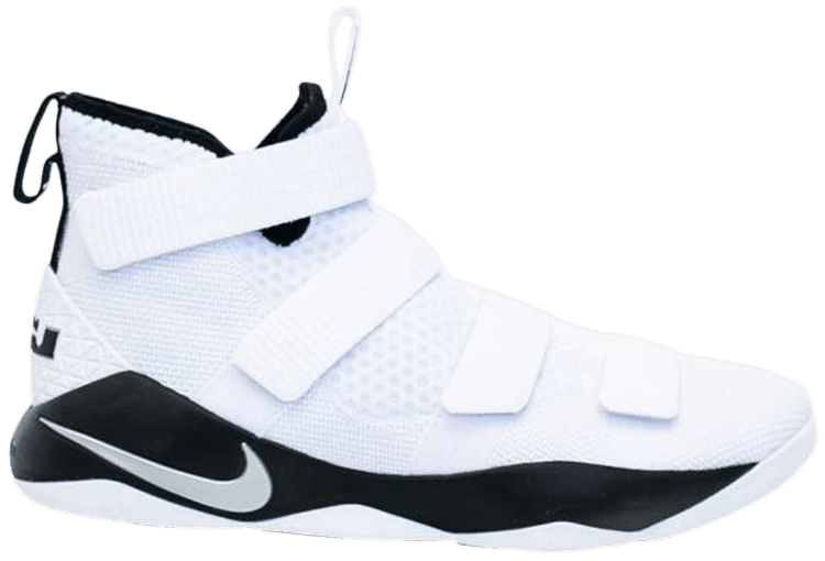 nike lebron soldier 11 black and white