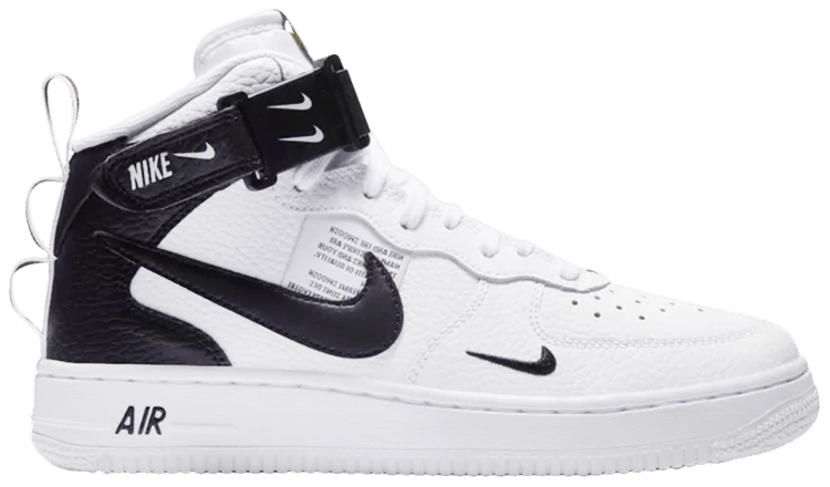 air force 1 mid gs white