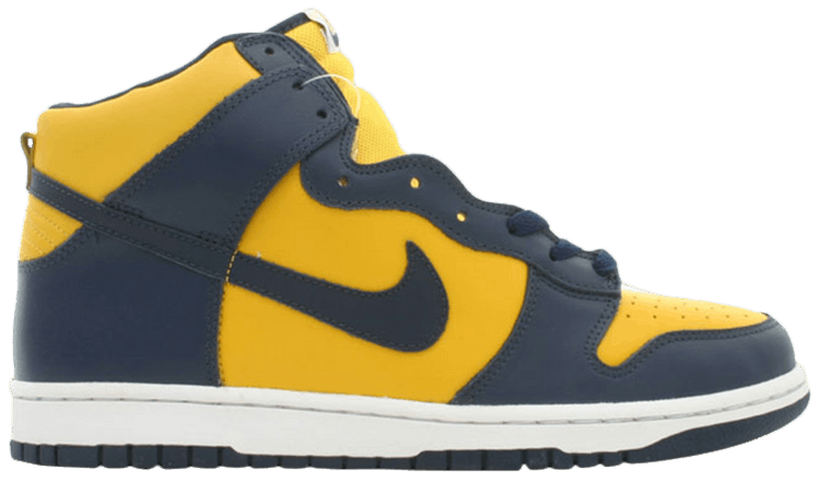nike dunk high michigan mens
