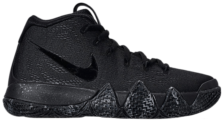 kyrie 4 gray and black