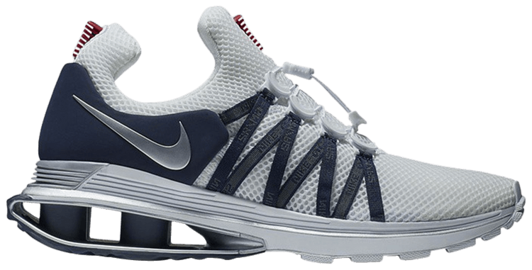 nike shox gravity silver