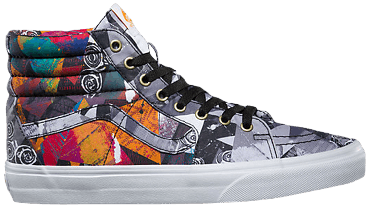 vans sk8 hi abstract