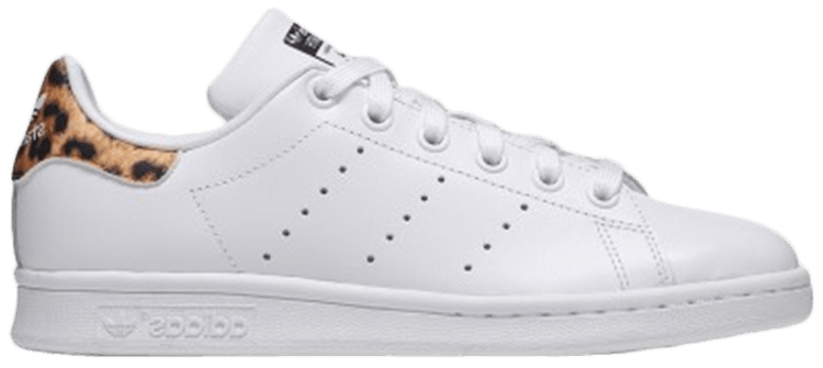 stan smith white leopard