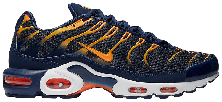 air max plus orange blue