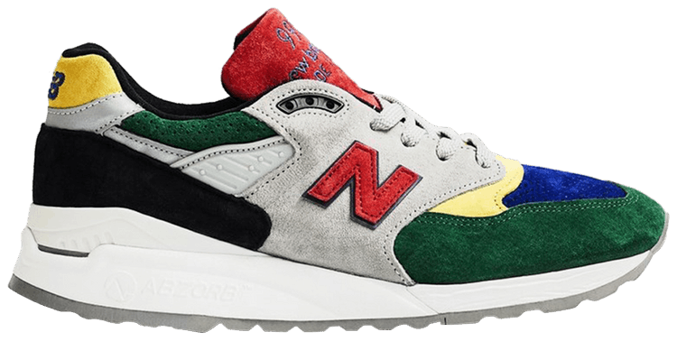 new balance 998 multicolor