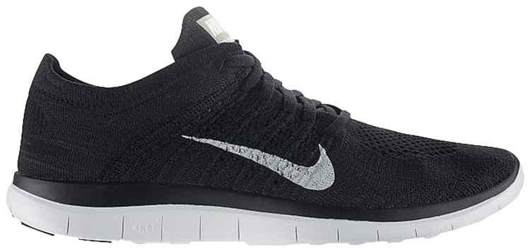 nike flyknit free 4.0 mens black