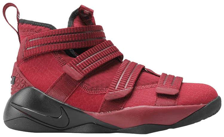 lebron soldier 11 black and red