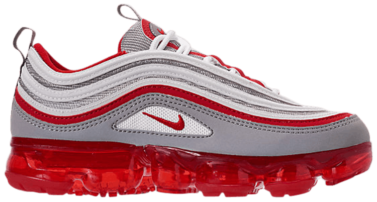 Nike Air Vapormax 97 Metallic Cashmere and Red Team