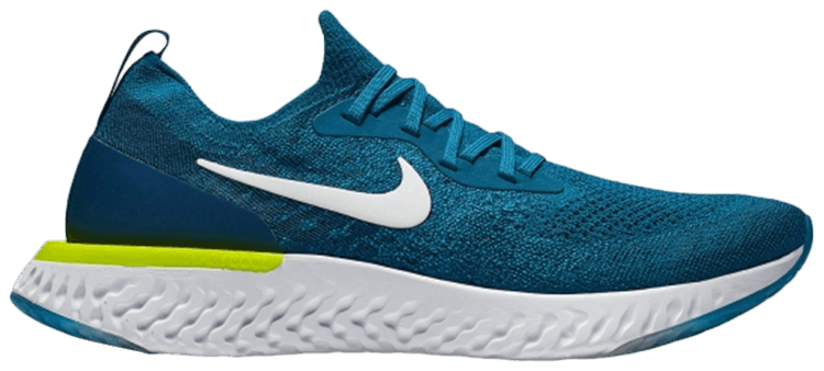 nike flyknit react blue