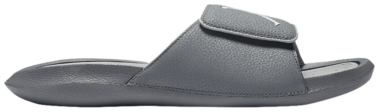 gray jordan slides