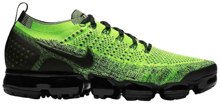 vapormax flyknit green and black