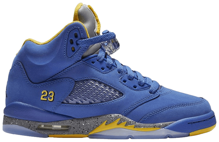 jordan retro 5 blue and yellow