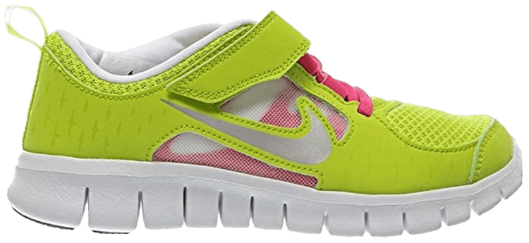 nike free run 5.0 neon green