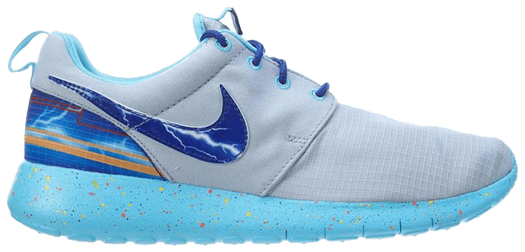 nike roshe grey blue