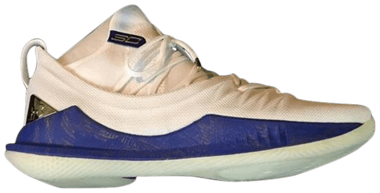 curry 5 white blue