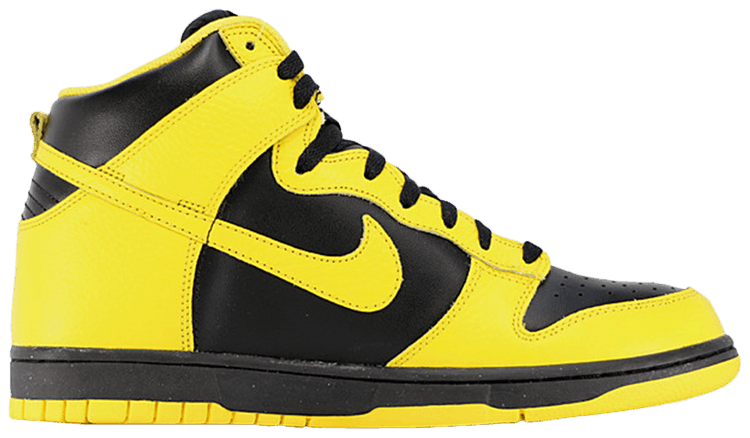 Dunk High 'Black Varsity Maize' - Nike - 317982 043 | GOAT