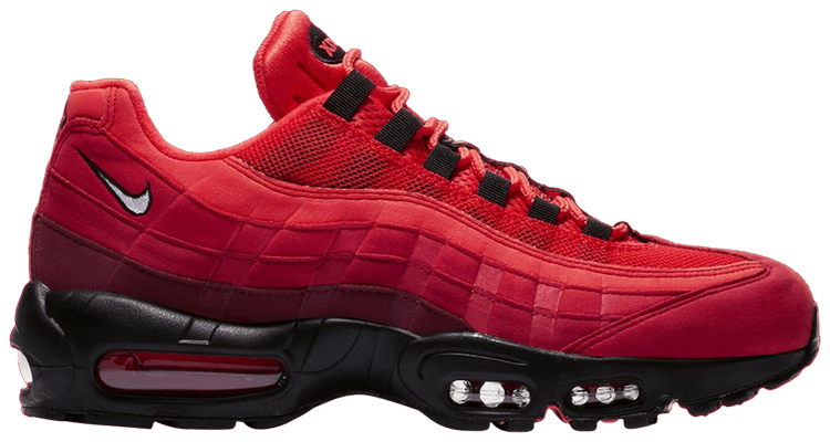 nike air max 95 light bone habanero red