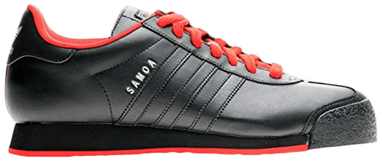 adidas samoa black and red