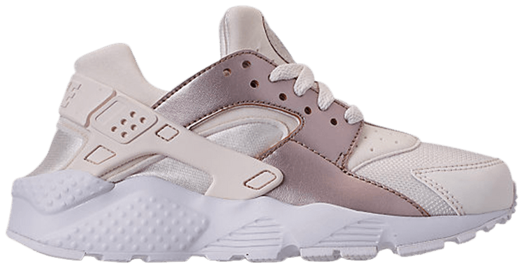 nike huarache run gs white