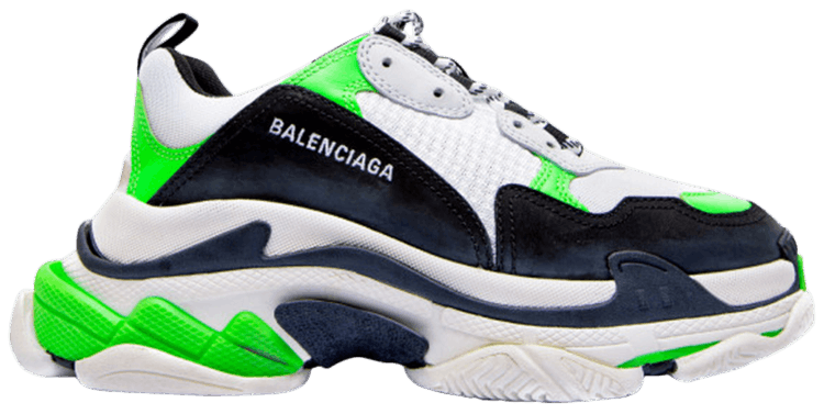 balenciaga white green