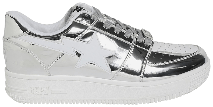 silver bapesta
