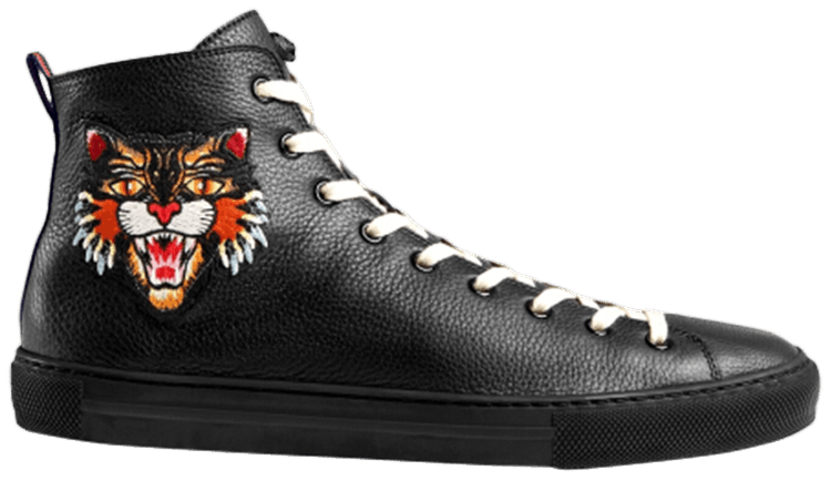 Gucci Signature Leather High Top 'Tiger 