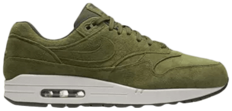 air max 1 olive canvas suede