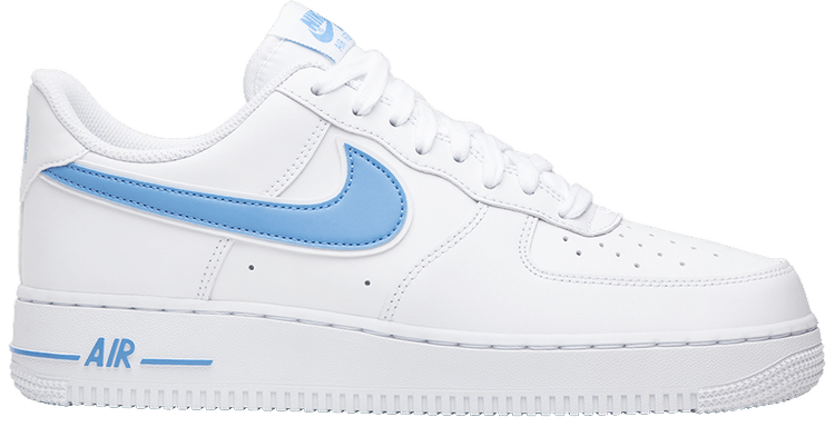 nike air force 1 light blue and white